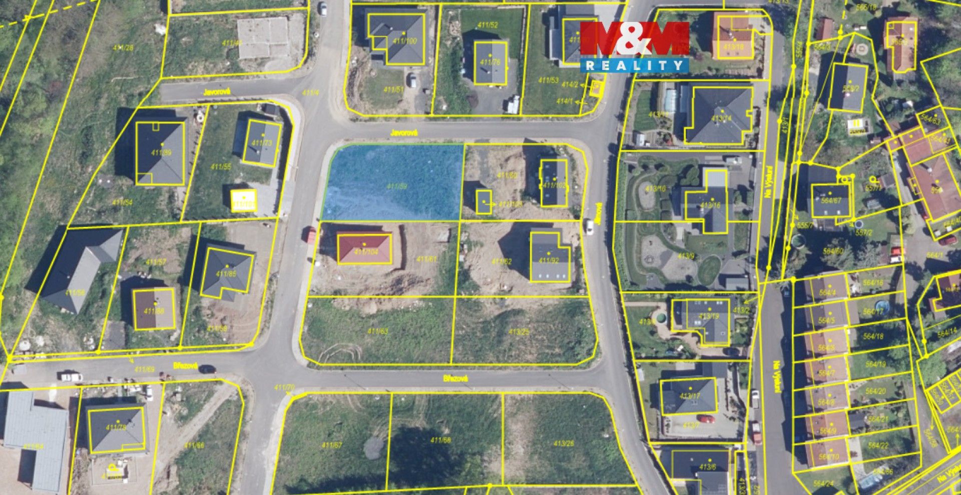 Pozemky pro bydlení, Javorová, Dubí