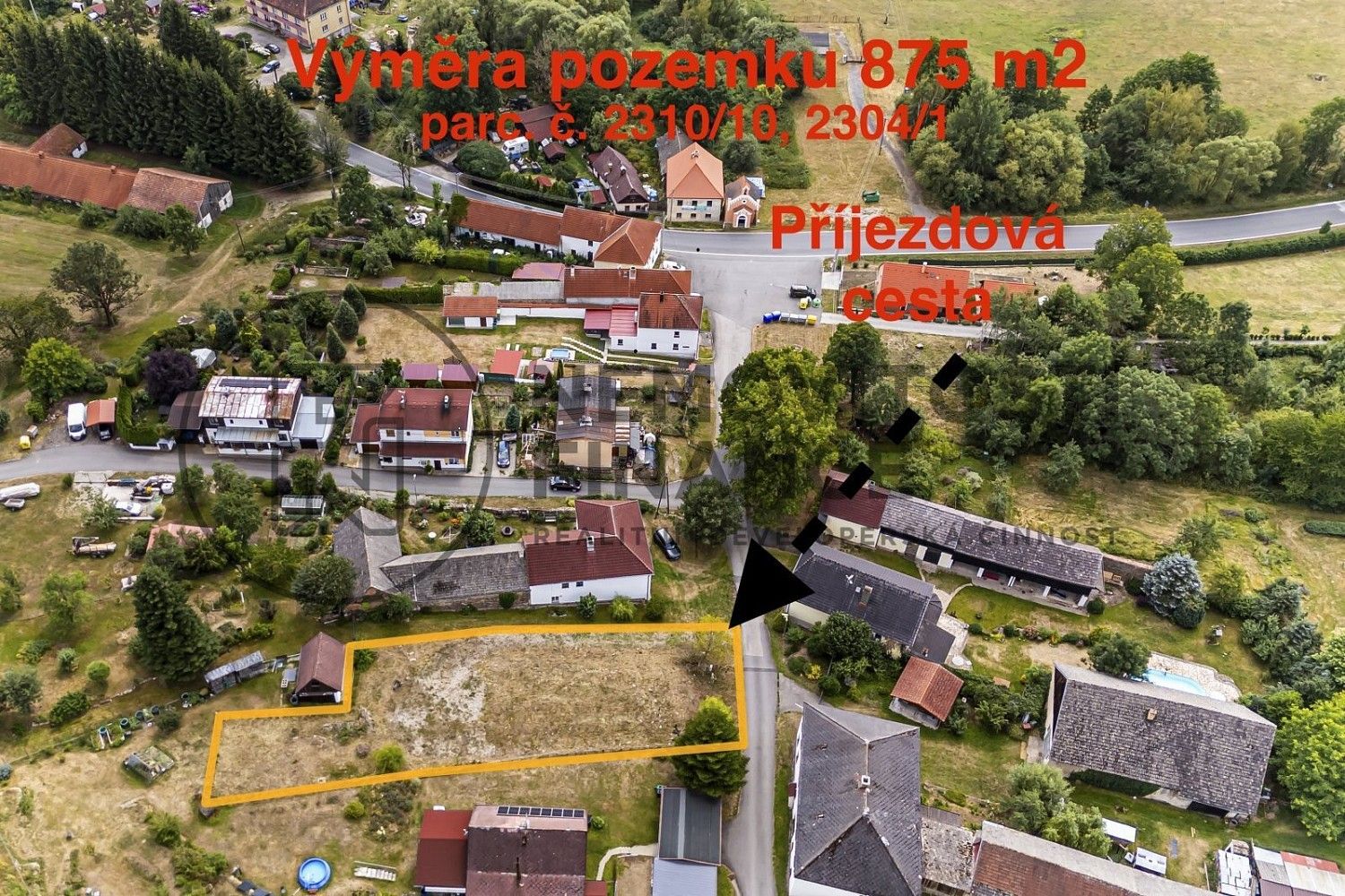 Pozemek pro bydlení, 875 m²