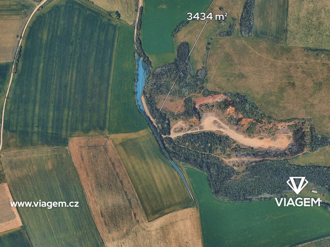 Prodej zemědělský pozemek - Roblín, okres Praha-západ, Středočeský kraj - 2