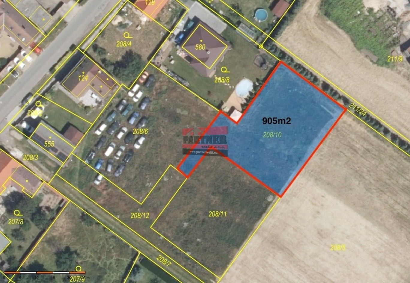 Pozemek pro bydlení, 905 m²