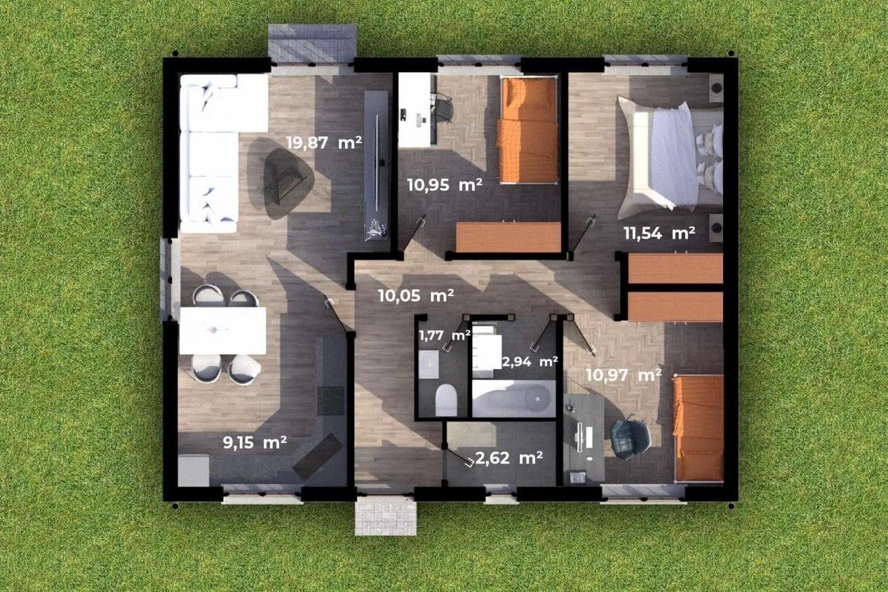 Prodej rodinný dům - Horní Kozolupy, 80 m²