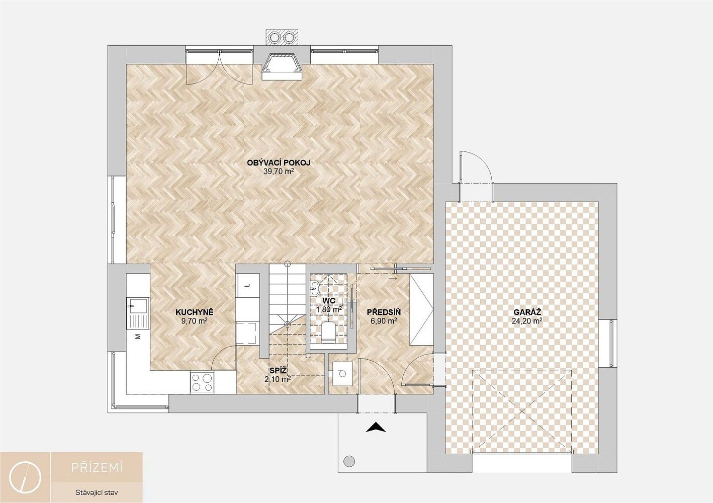 Rodinný dům · 174 m² · Praha - Lipence, okres Praha 16, Hlavní město Praha - 3