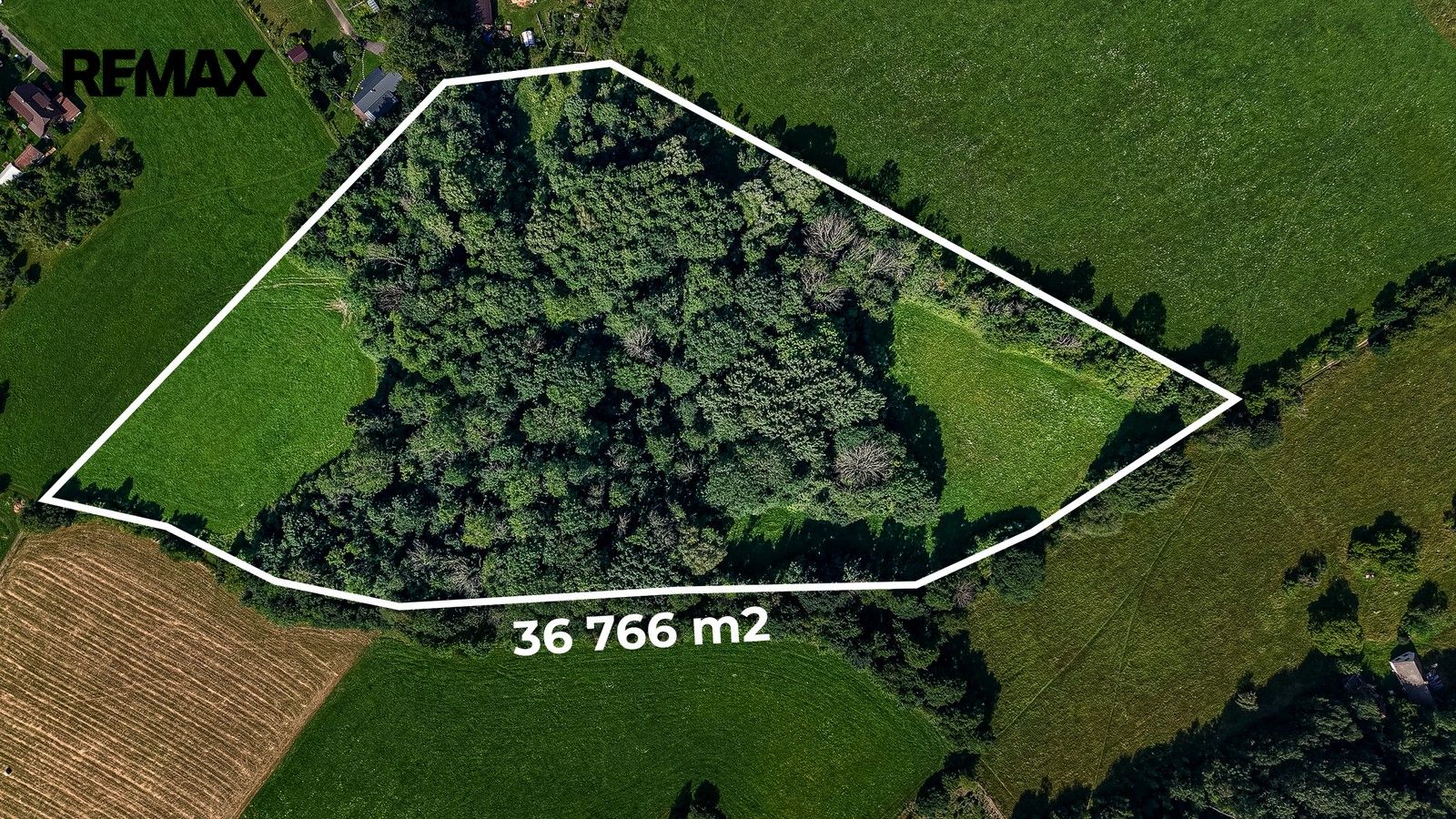Louky, Mírová pod Kozákovem, 36 931 m² - 1