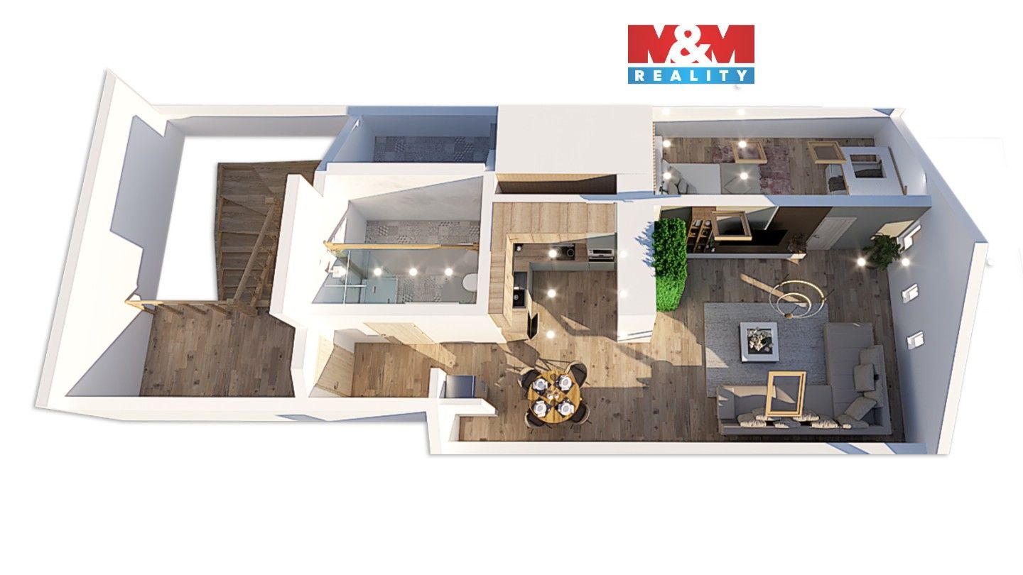 2+kk, Mlýnská, Jindřichův Hradec, 75 m²