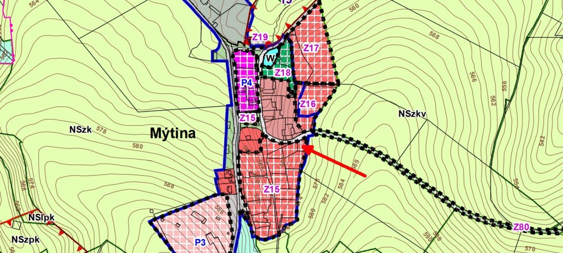 Pozemek pro bydlení · Lipová Mýtina - 3