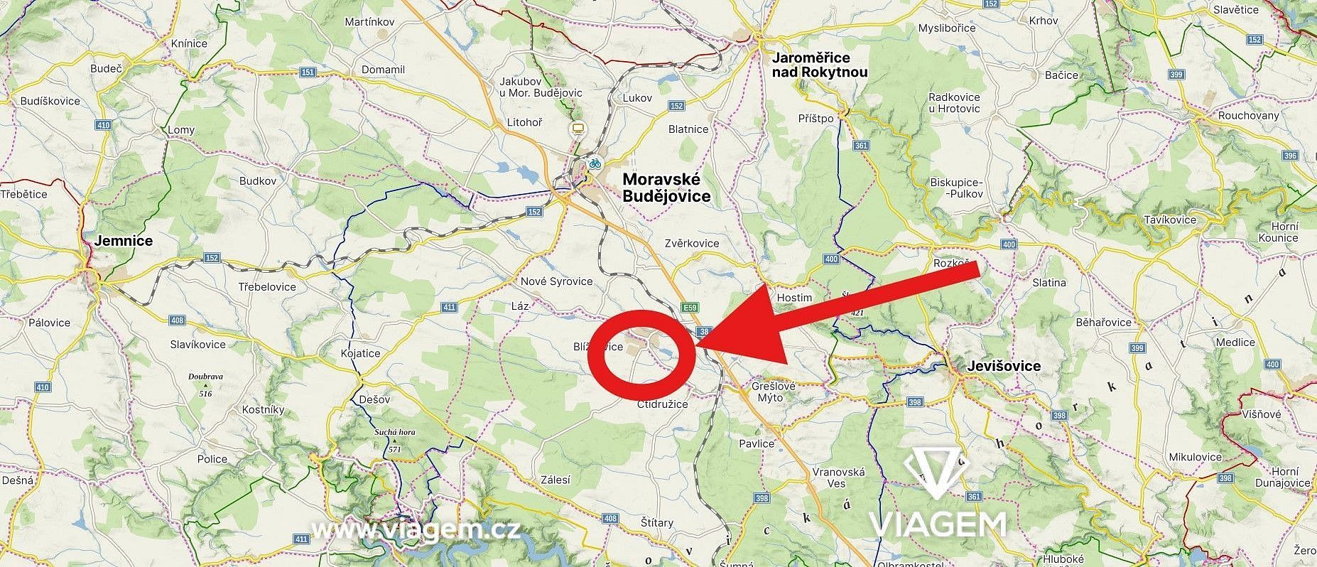 Prodej zemědělský pozemek - Blížkovice, okres Znojmo, Jihomoravský kraj - 1