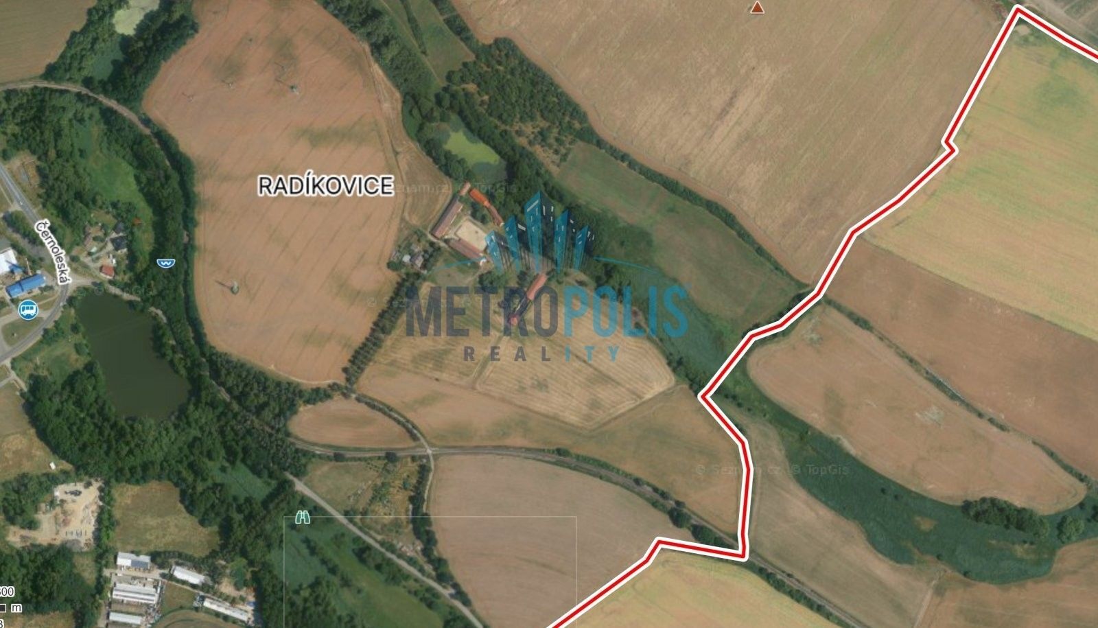 Prodej zahrada - Radíkovice, Benešov, 23 959 m²