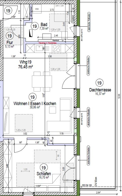 2+kk, , Bavorsko, 77 m² - 2
