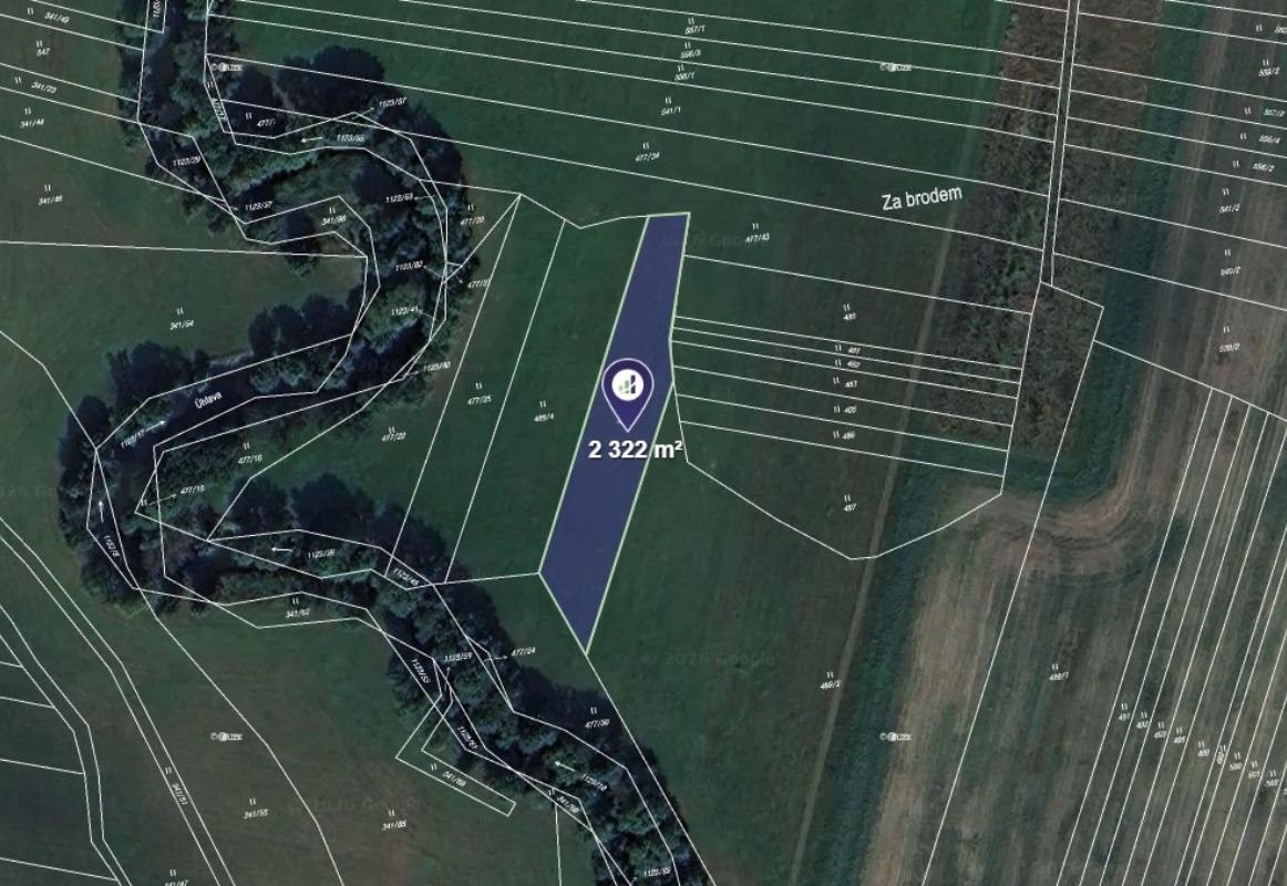 Louka, 2 322 m²