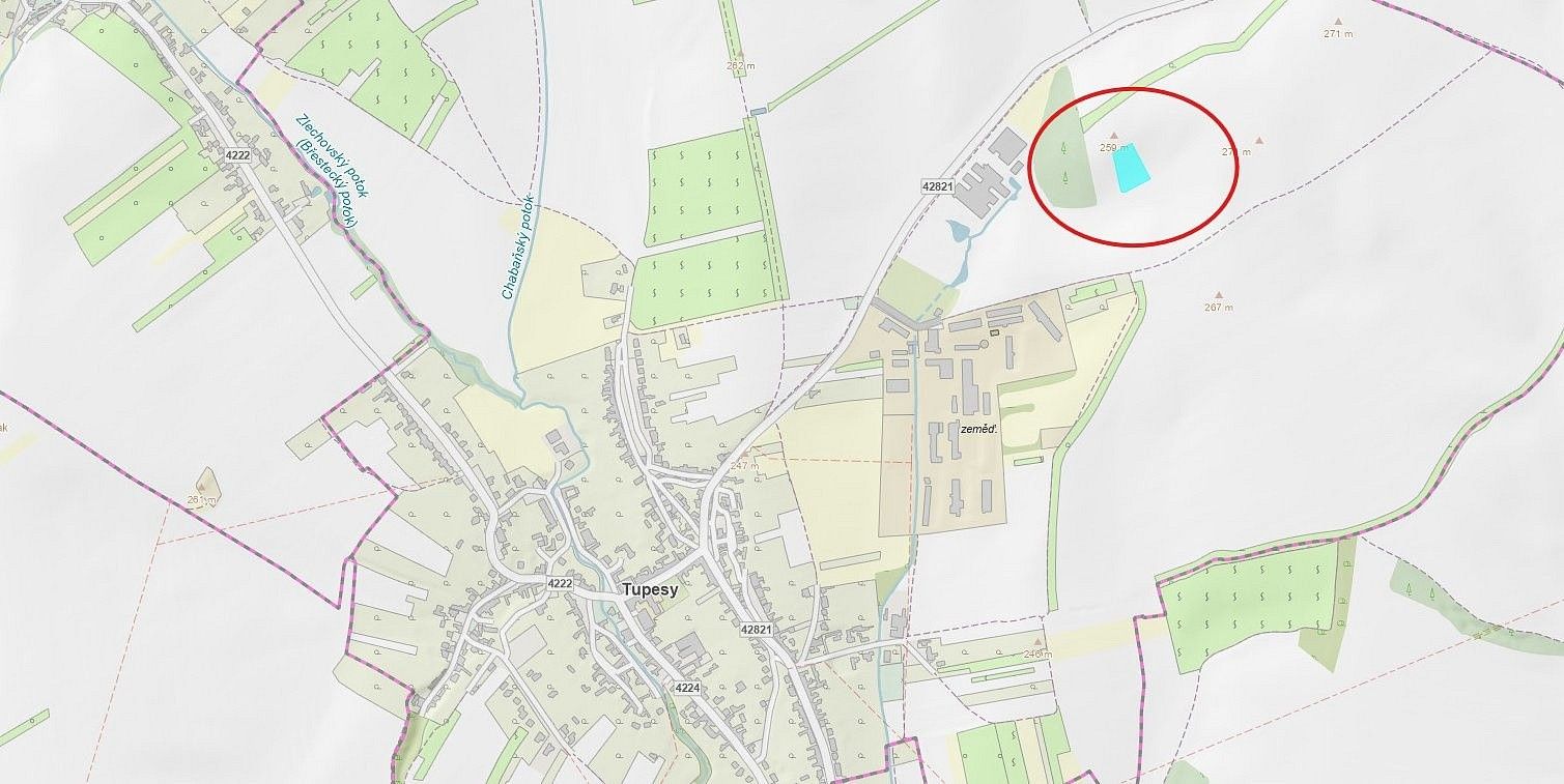 Zemědělský pozemek, 4 100 m²