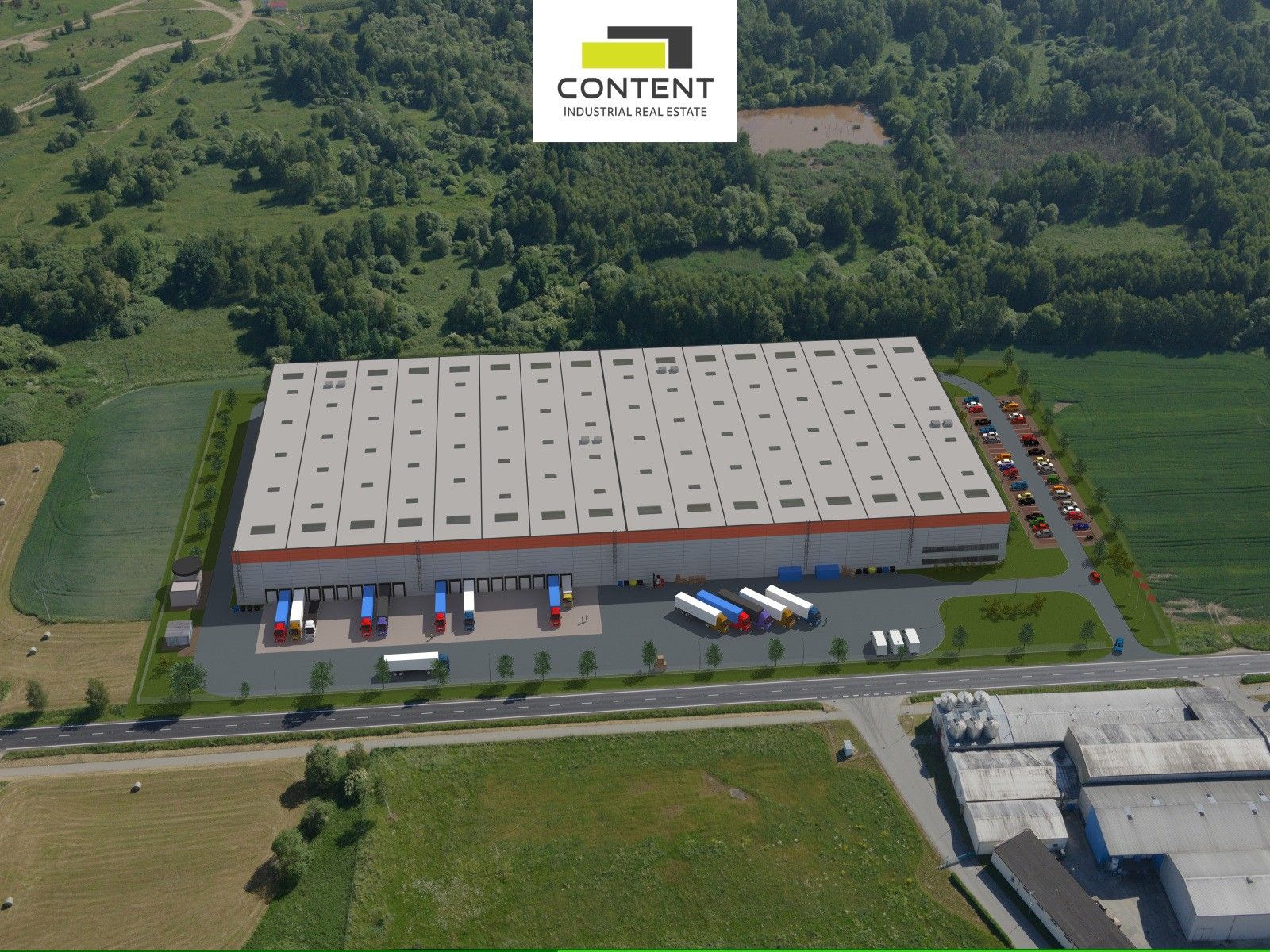 Pronájem sklad - Vystrkov, 9 200 m² - 5