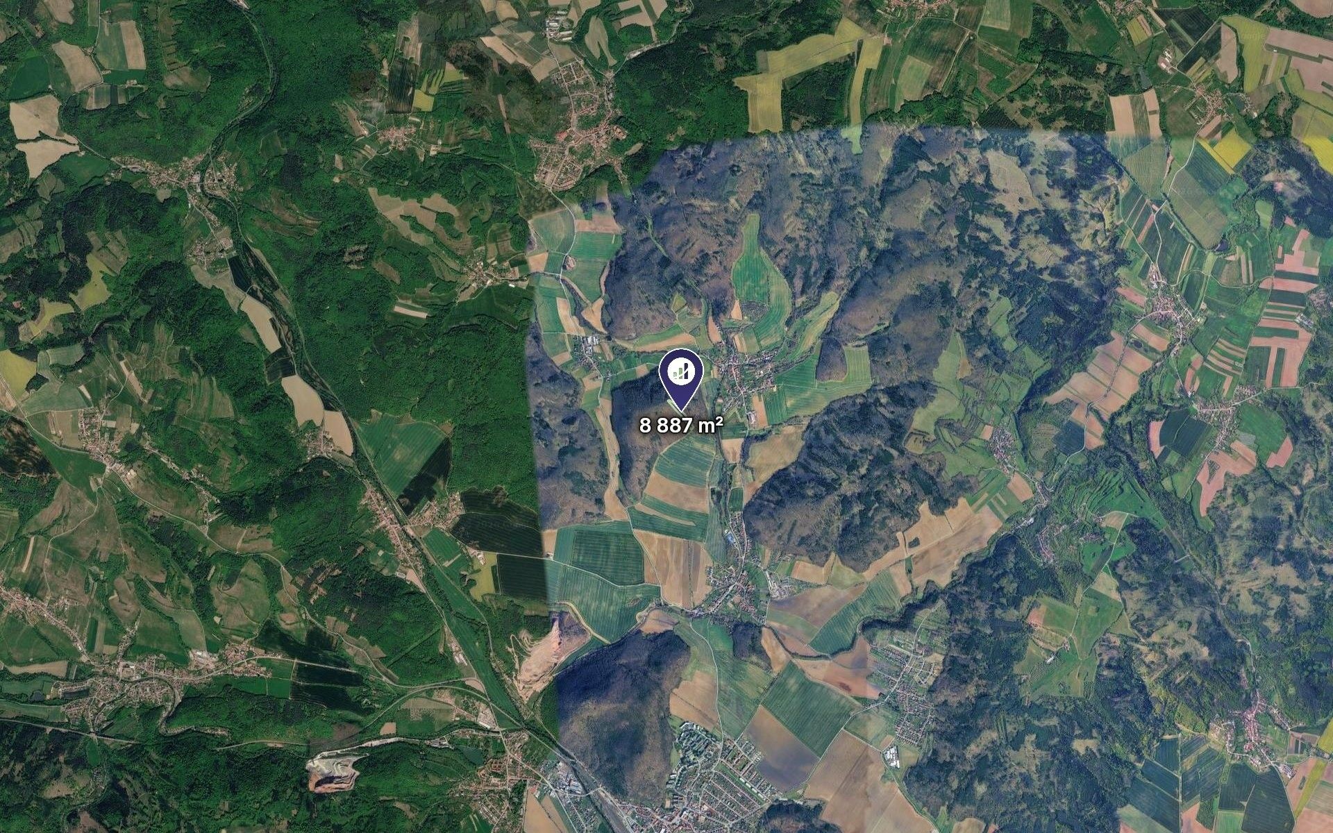 Prodej les - Lomnička, 8 887 m² - 2