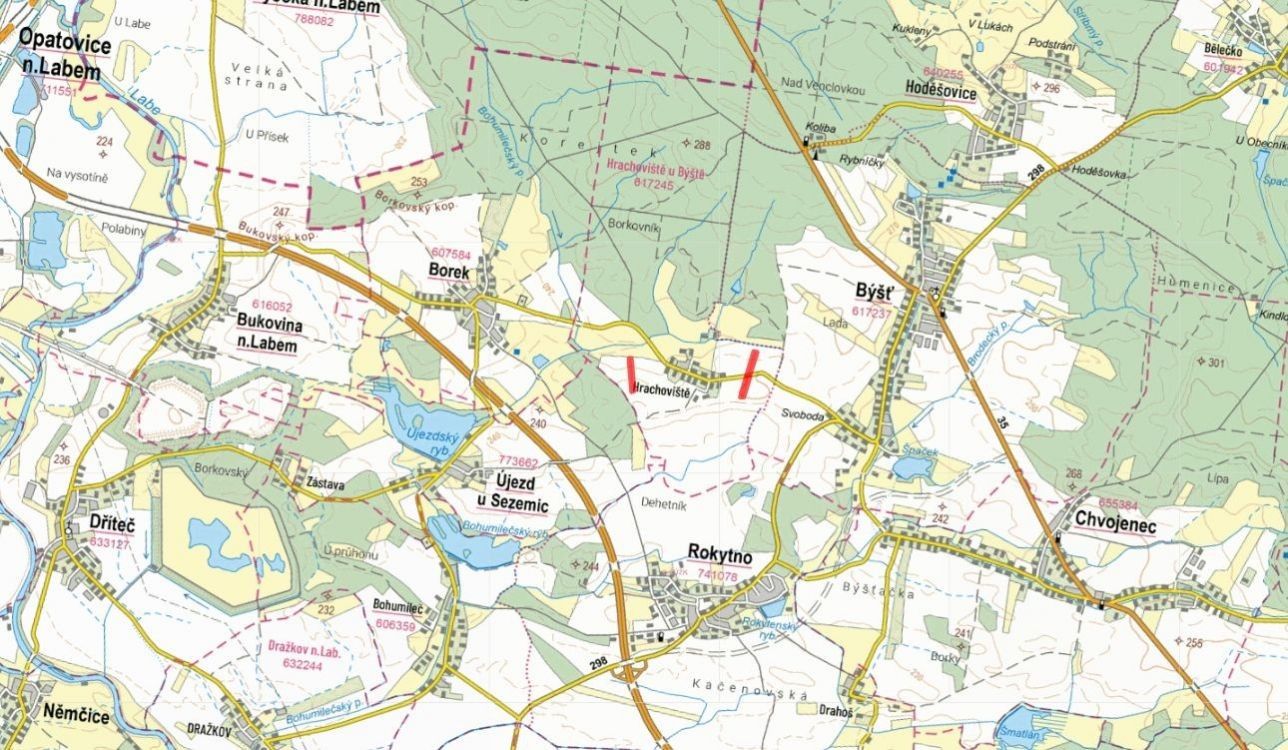 Zemědělské pozemky, Býšť - 2