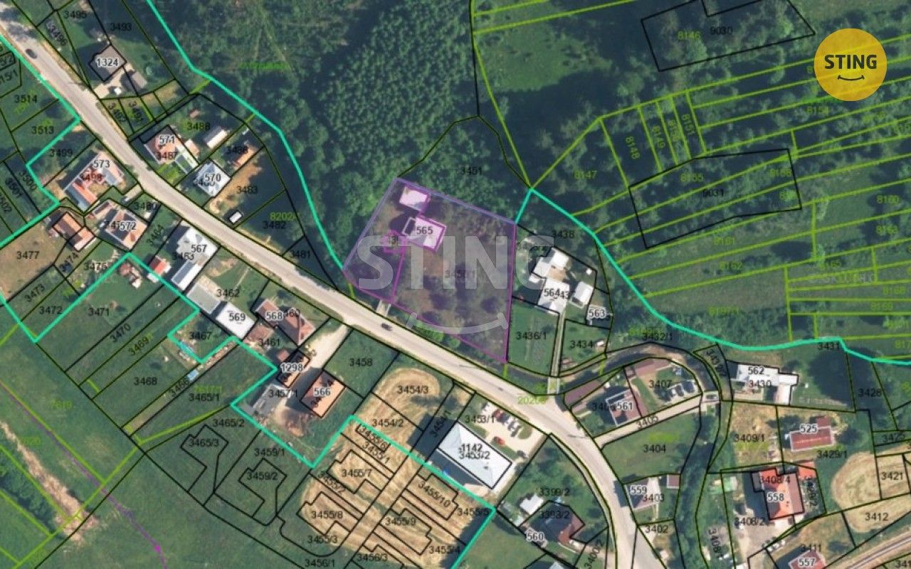 Prodej pozemek - Horní Bečva, 61 706 m²