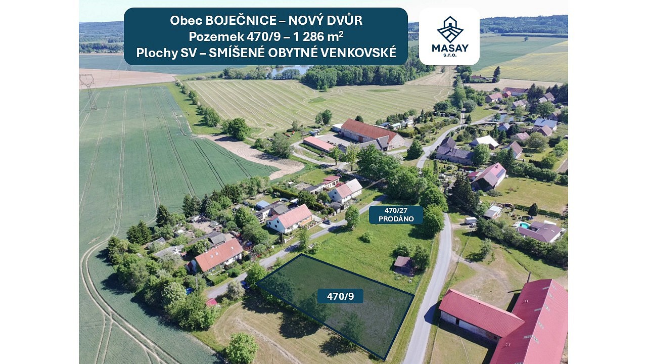 Pozemek pro bydlení · Bor - Boječnice, okres Tachov - 4