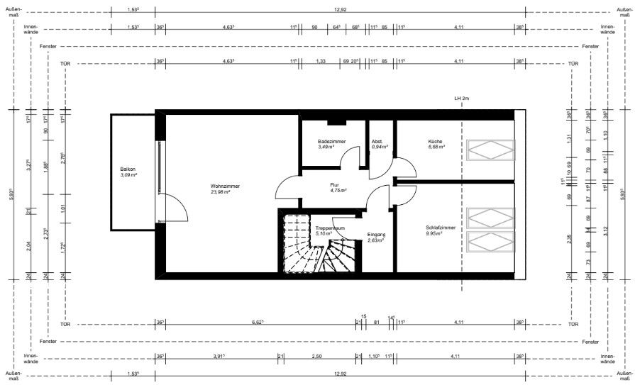 Byt 4+1 · 96 m² · Dr.-Sasse-Str. 10, , Dolní Sasko - 3