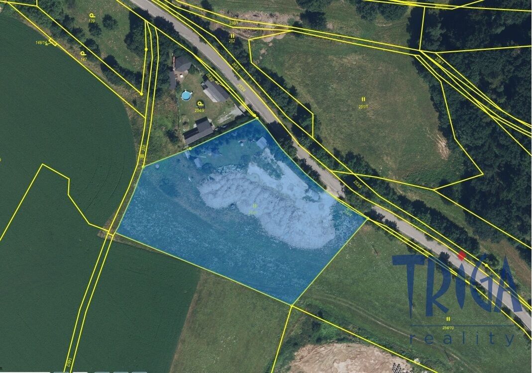 Pozemky pro bydlení, Dolany Krabčice, 6 552 m² - 1