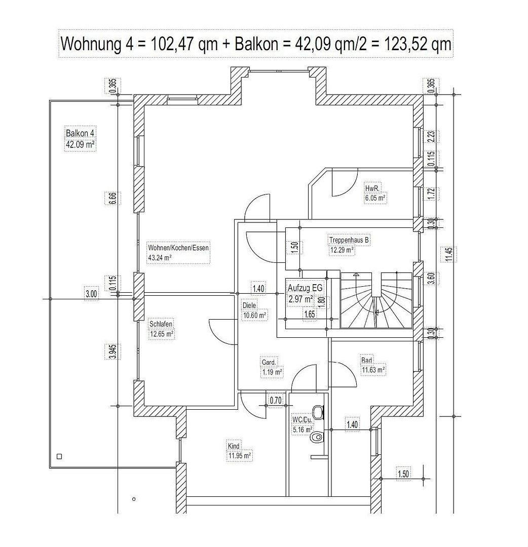 3+1, Oldenburg (Oldenburg) Oldenburg (Oldb) Niedersachsen 26131, 124 m² - 2