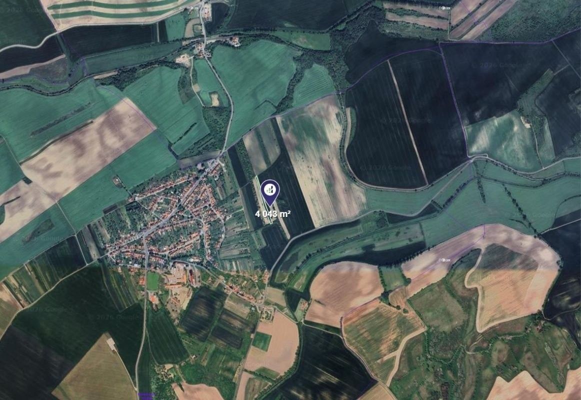 Zemědělské pozemky, Násedlovice, 2 022 m² - 2