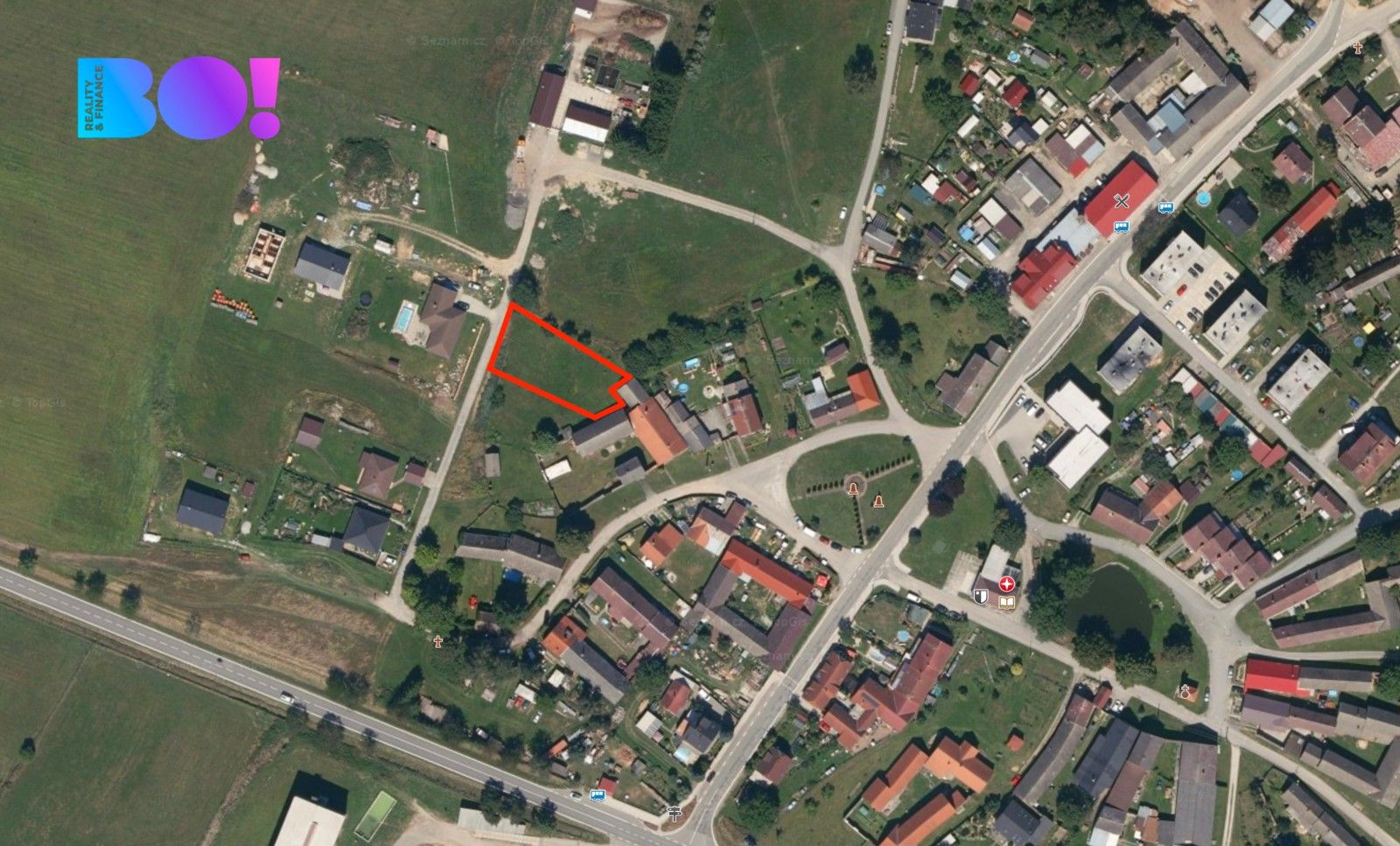 Pozemek pro bydlení, 1 073 m²