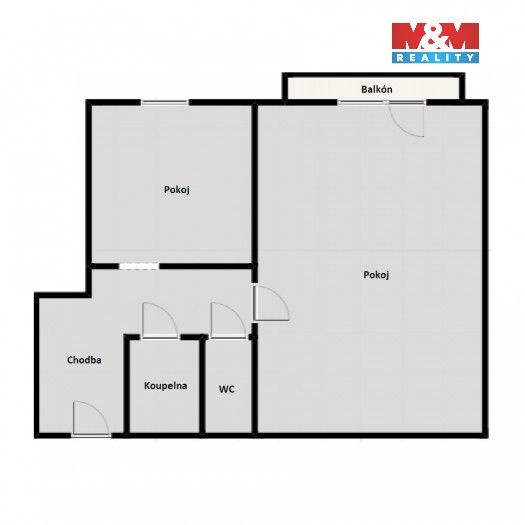 Prodej byt 2+kk - K. J. Erbena, Most, 56 m²