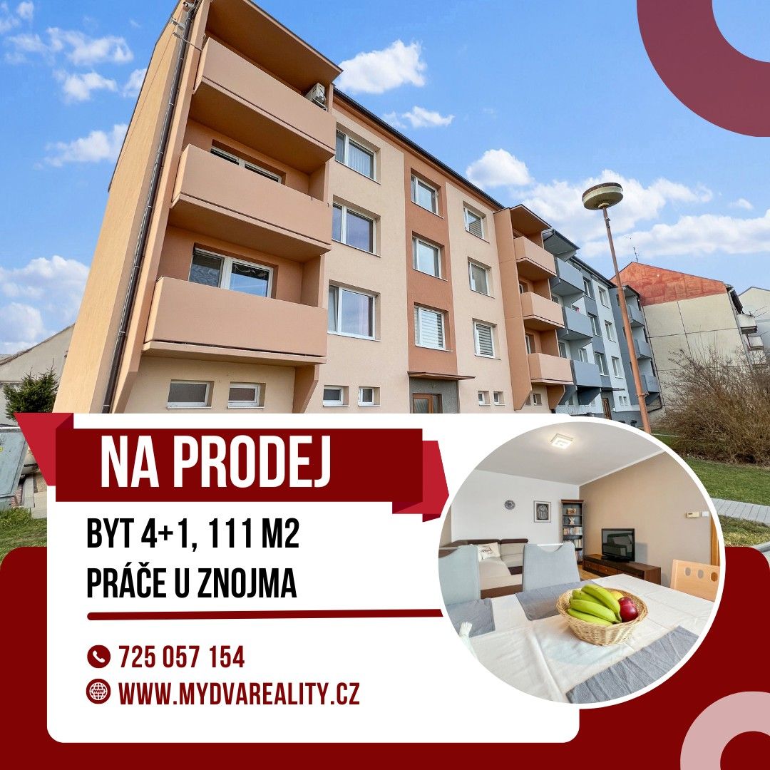 Prodej byt 4+1 - Prosiměřice, 671 61, 111 m²