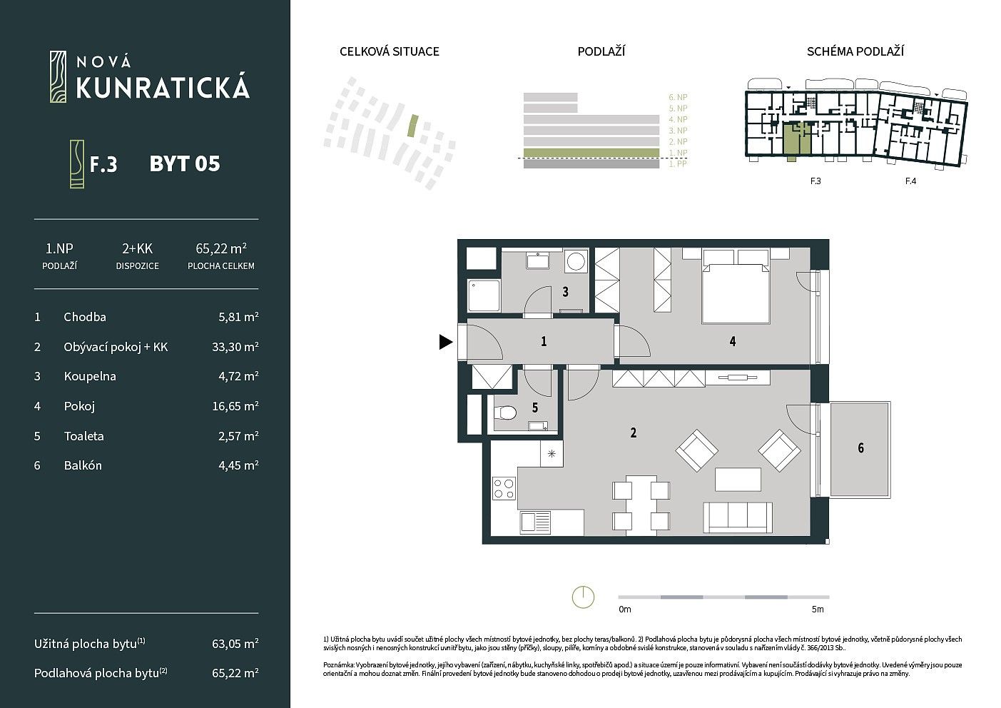 2+kk, Liberec, Liberecký kraj, 63,1 m² - 2