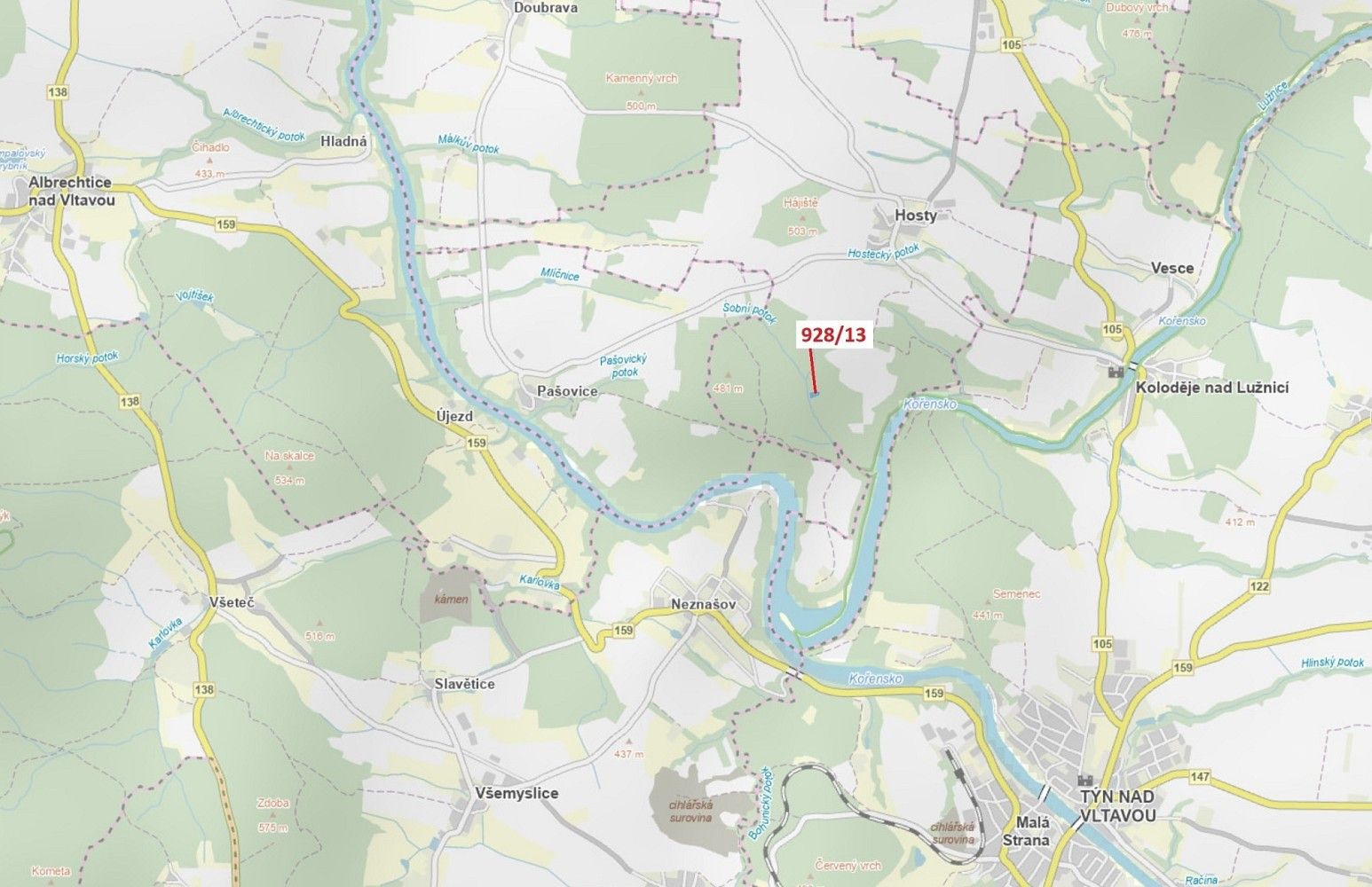 Les, 1 803 m²