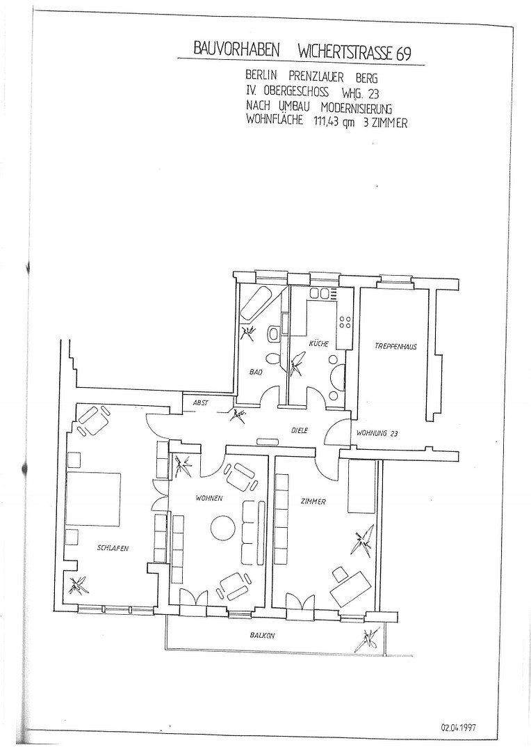 Byt 3+1 · 112 m² · Wichertstr. 69 Berlin Prenzlauer Berg Berlin 10439 - 4