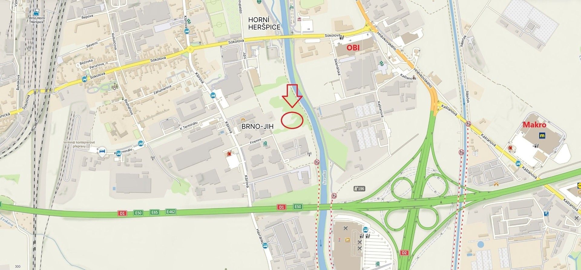 Komerční pozemky, Kšírova, Brno