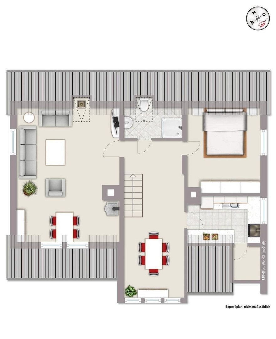 Byt 5+kk · 150 m² · Bischofsthal Str. 14, , Dolní Sasko - 3
