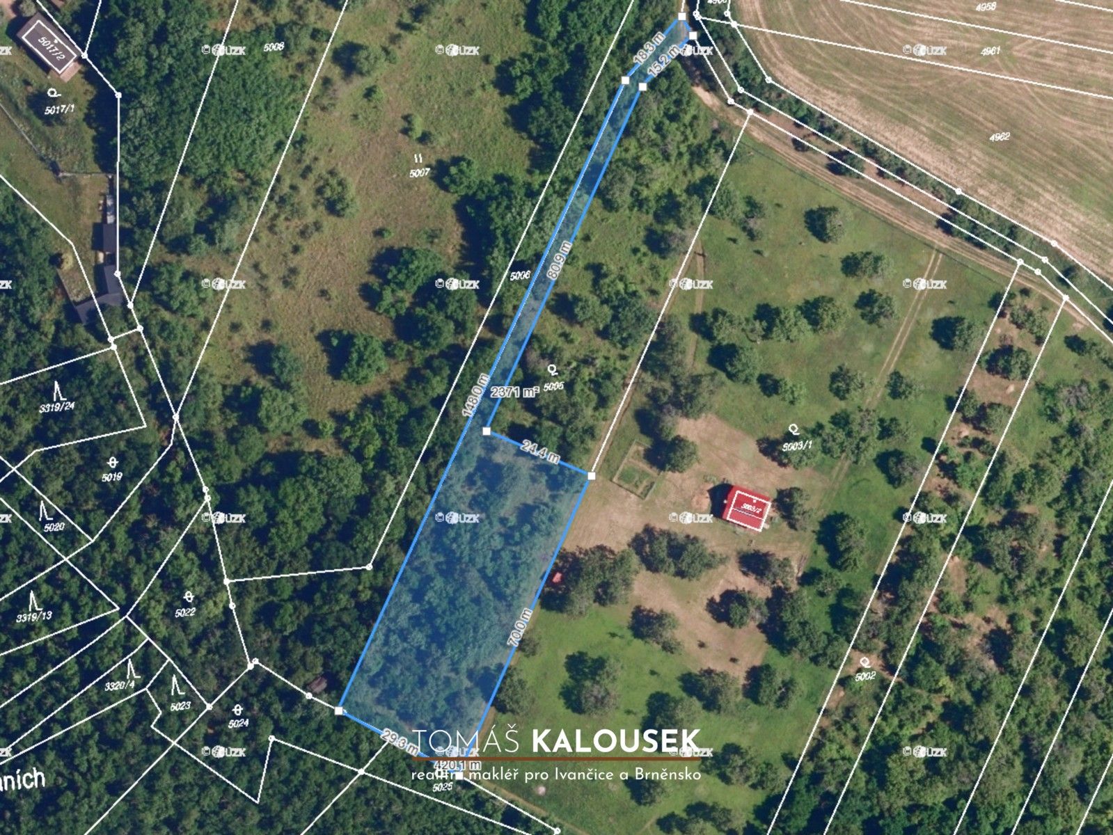 Zahrada · 2 371 m² · Dolní Kounice - 4