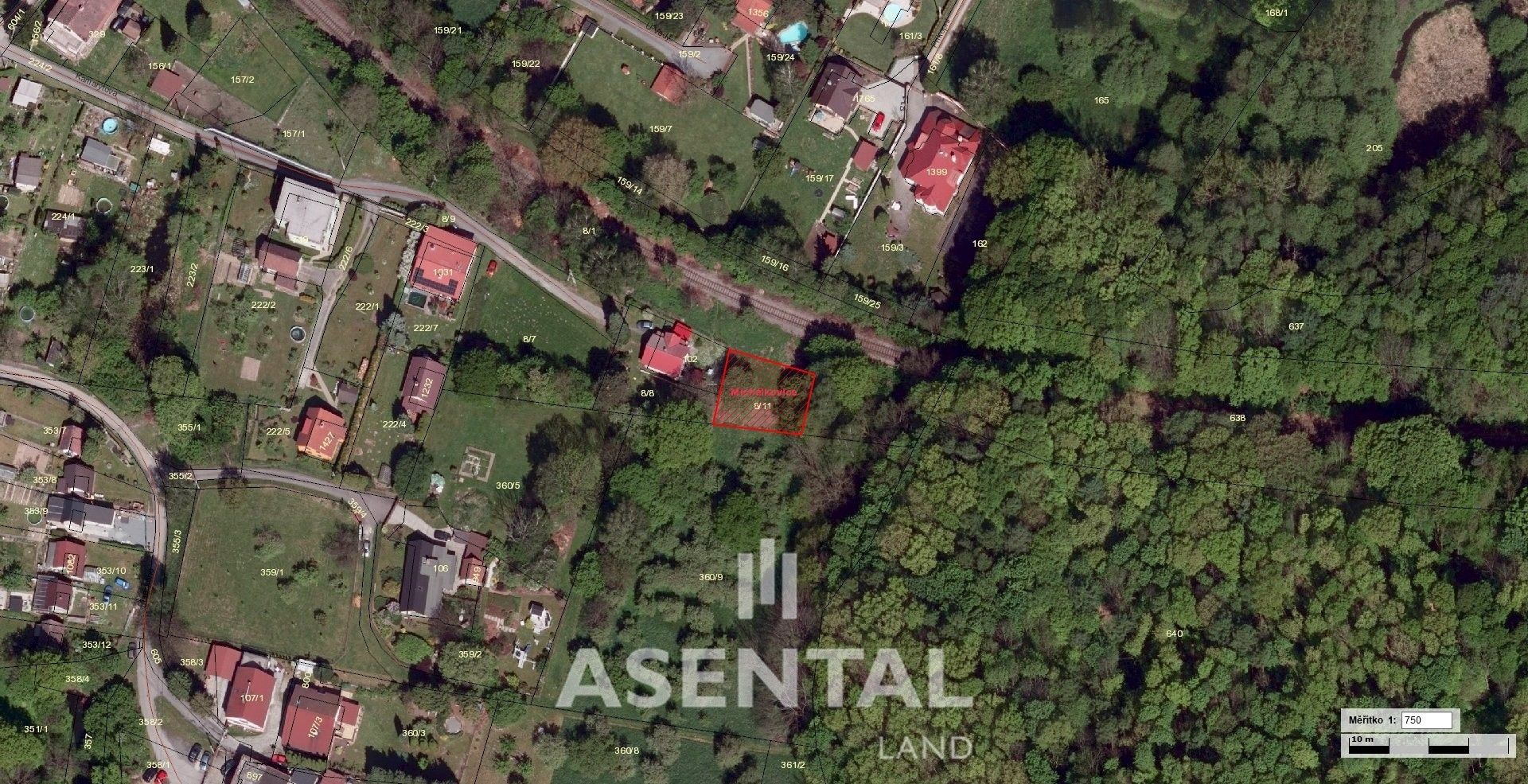 Pozemky pro bydlení, Kamarýtova, Ostrava