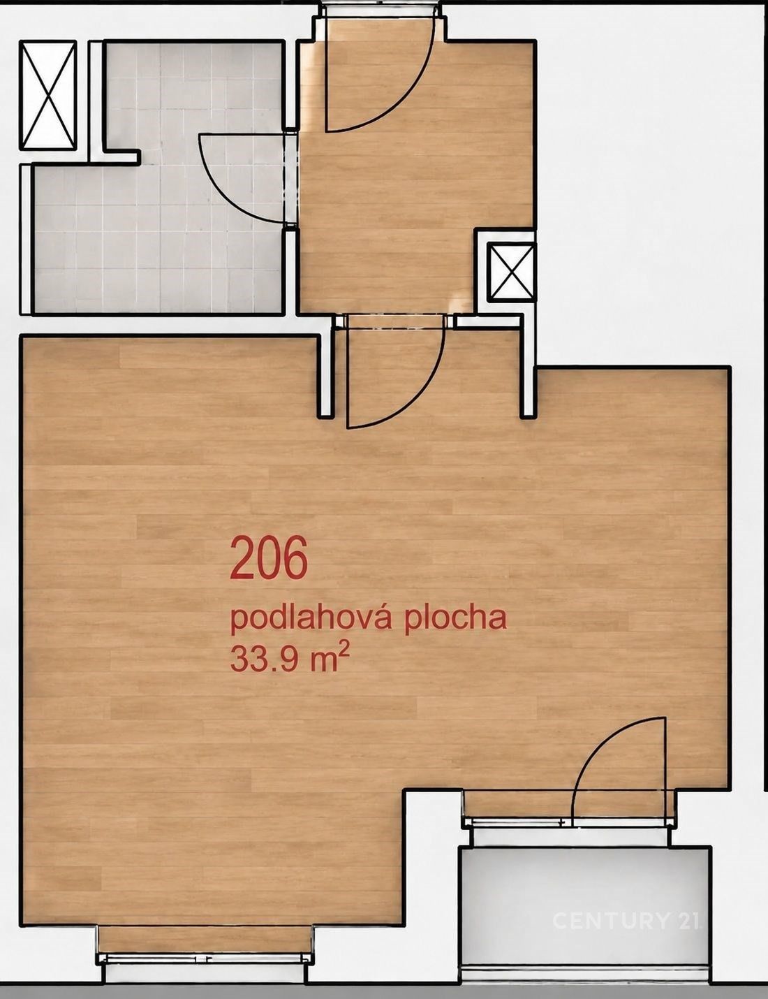 1+kk, Černý Důl, 33 m²