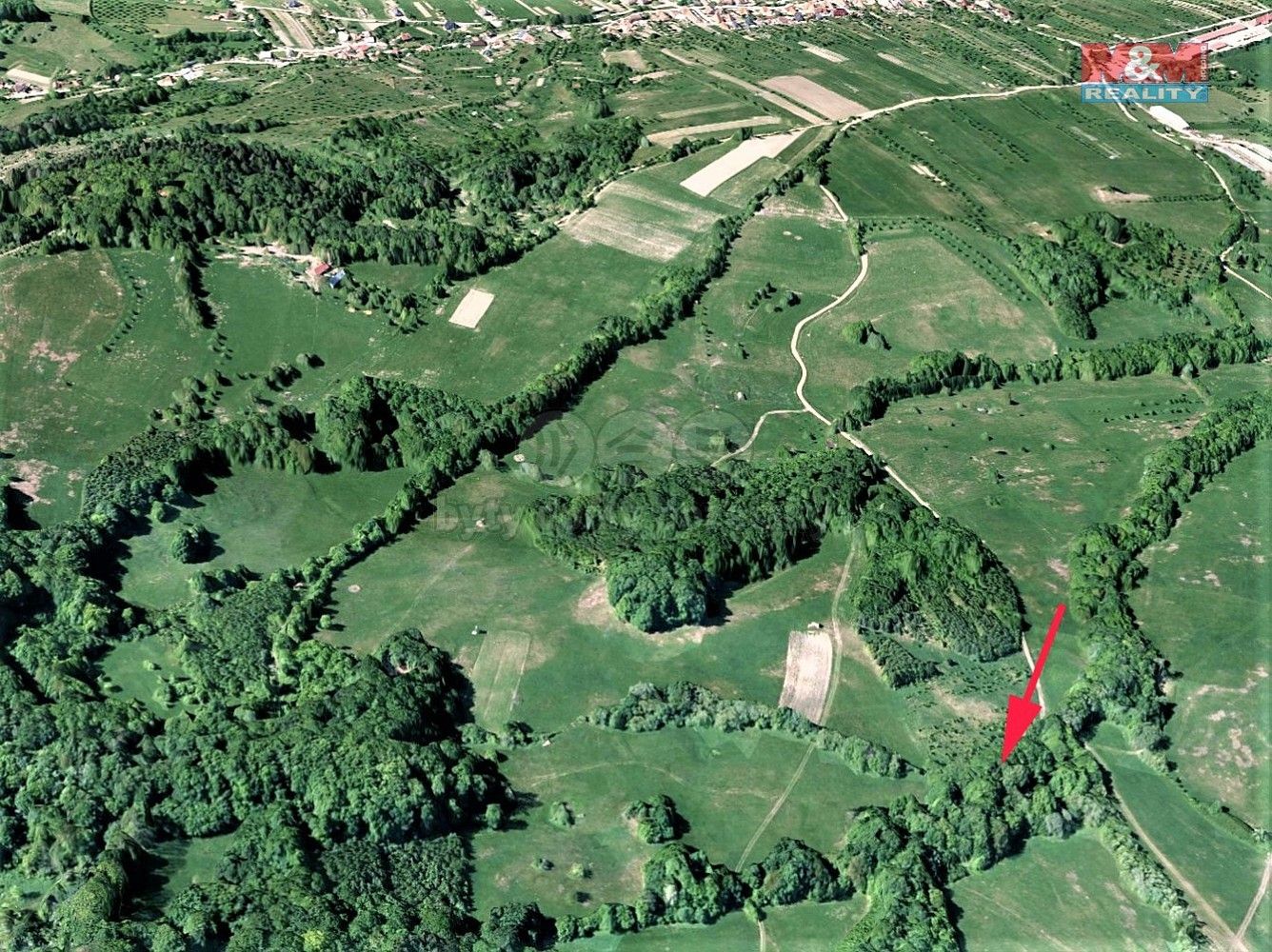 Louka, 962 m²