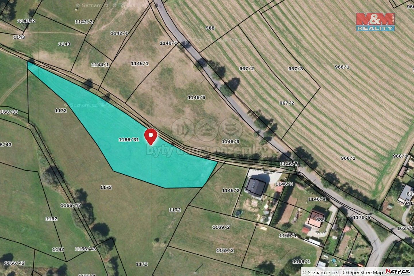 Pozemky pro bydlení, Kasejovice, okres Plzeň-jih, Plzeňský kraj - 1