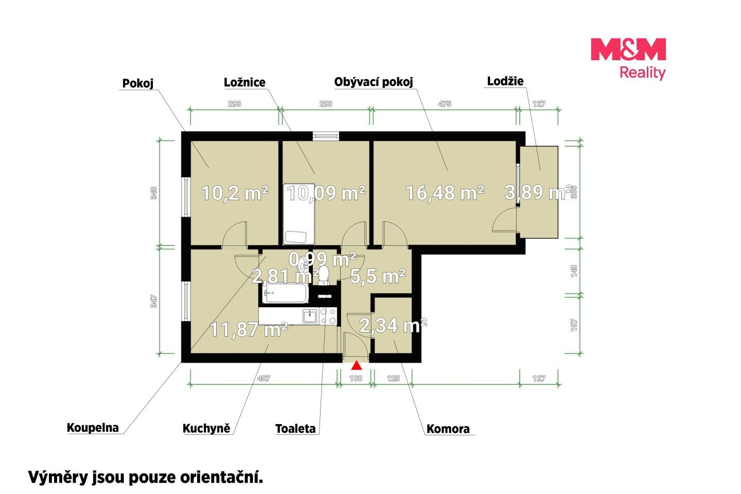 Prodej byt 3+1 - Pod Makovým vrchem, Holýšov, 67 m² - 2