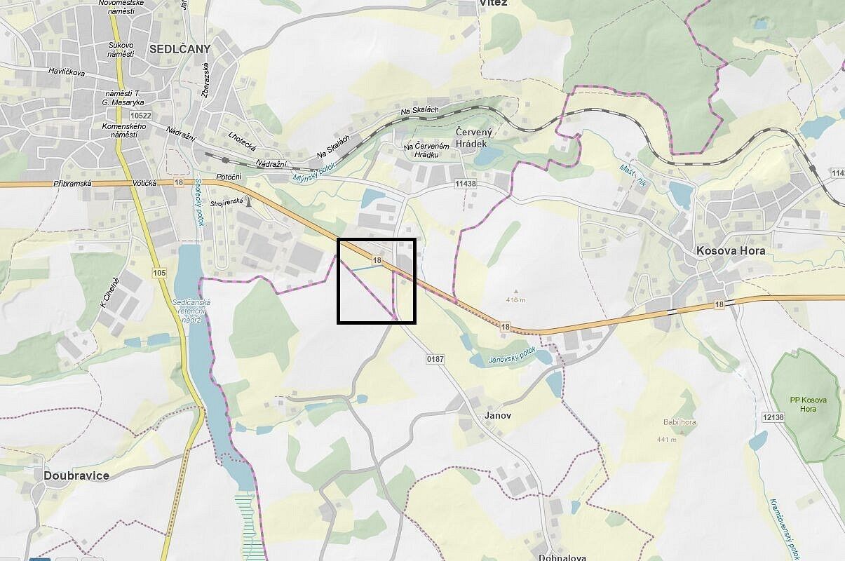 Komerční pozemek · Sedlčany, okres Příbram - 3