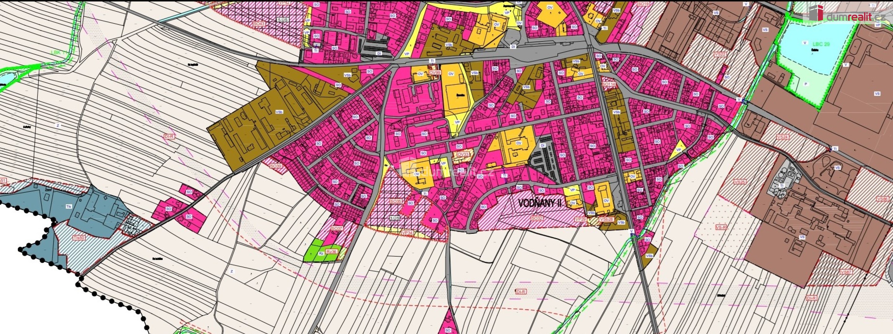 Prodej komerční pozemek - Vodňany II, Vodňany, 20 724 m² - 5