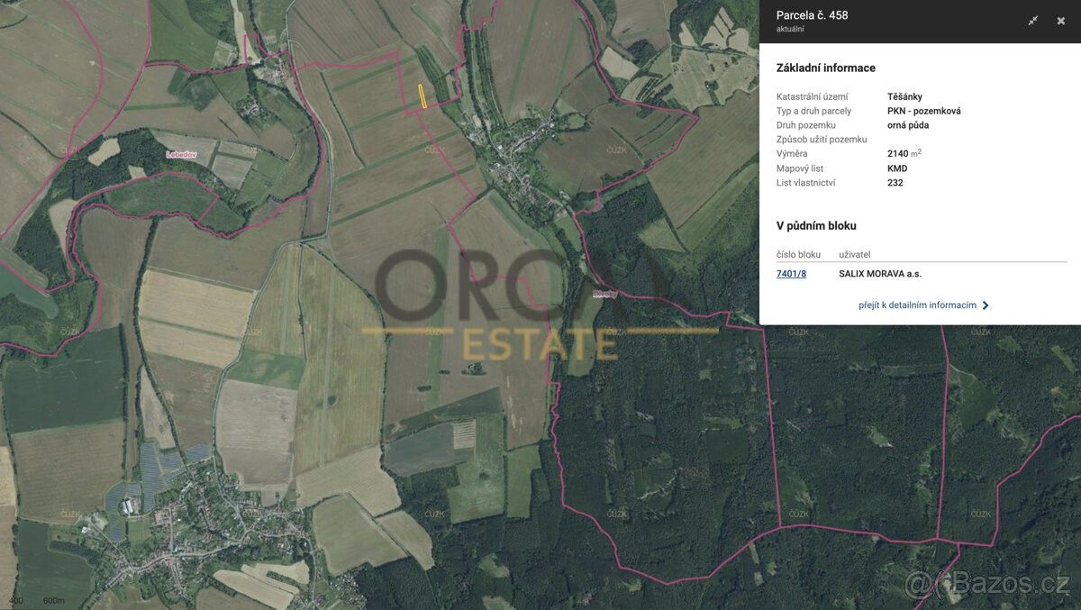 Prodej pozemek pro bydlení - Zdounky, 768 02