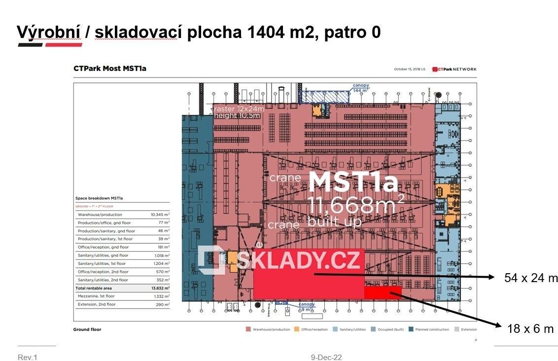 Pronájem sklad - Most, 2 m²