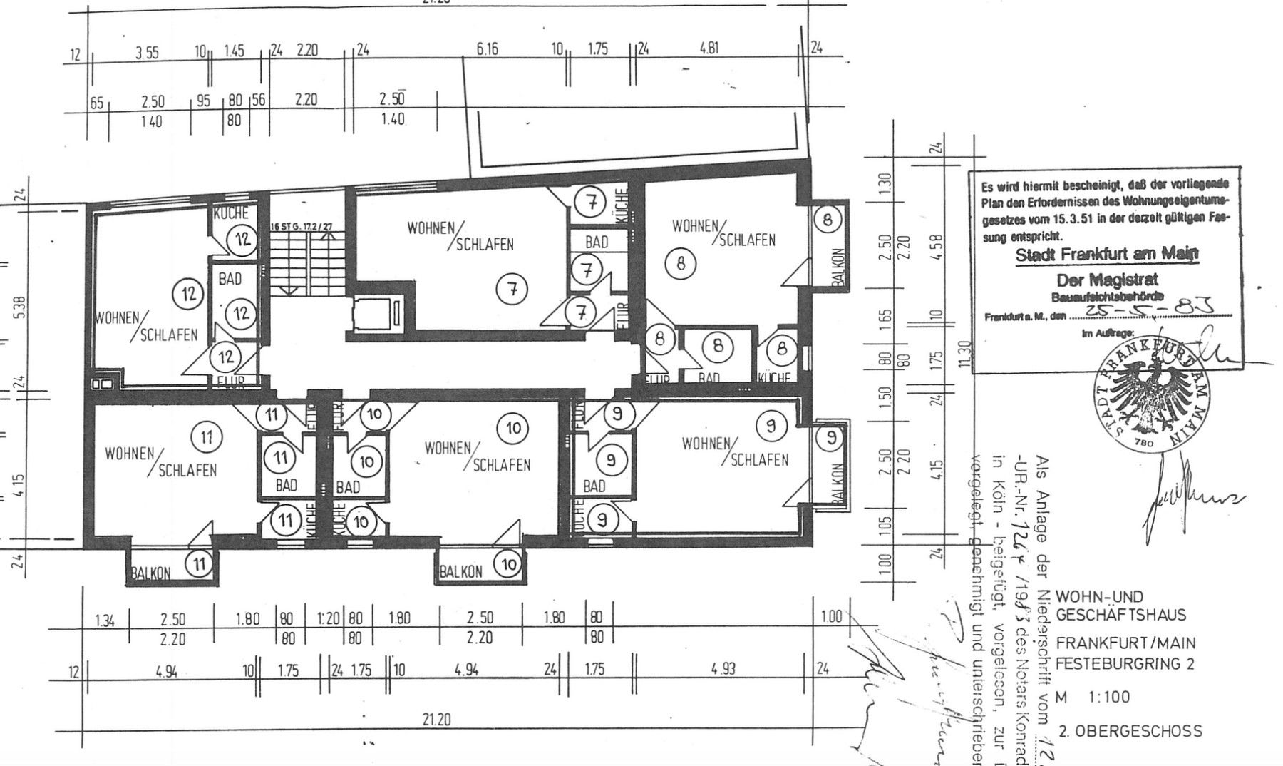 1+1, Festeburgring 2 Frankfurt Preungesheim Hessen 60435, 33 m² - 1