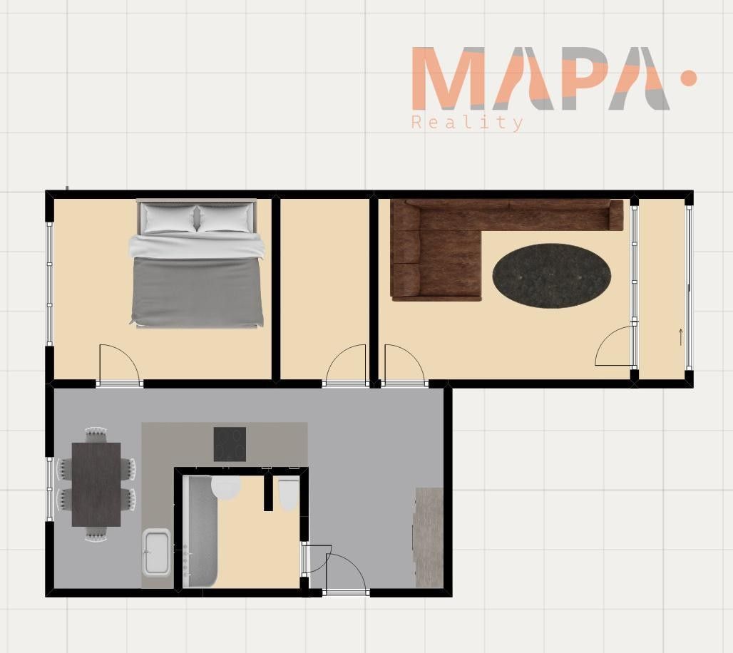 3+1, Zahradní , Chomutov, 61 m² - 2