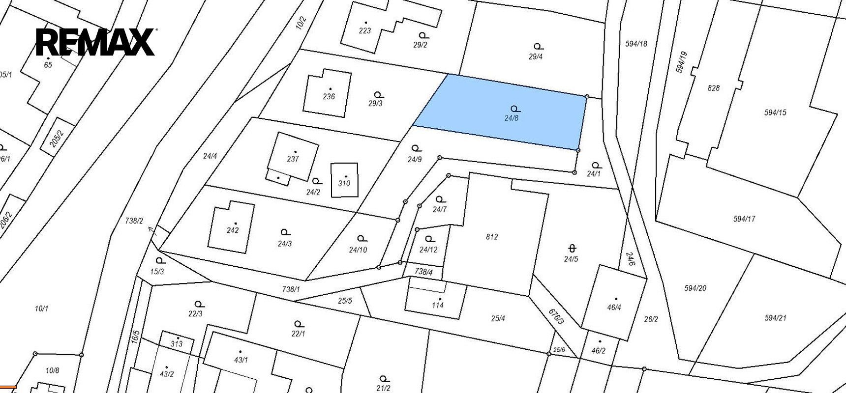 Pozemek pro bydlení, 606 m²