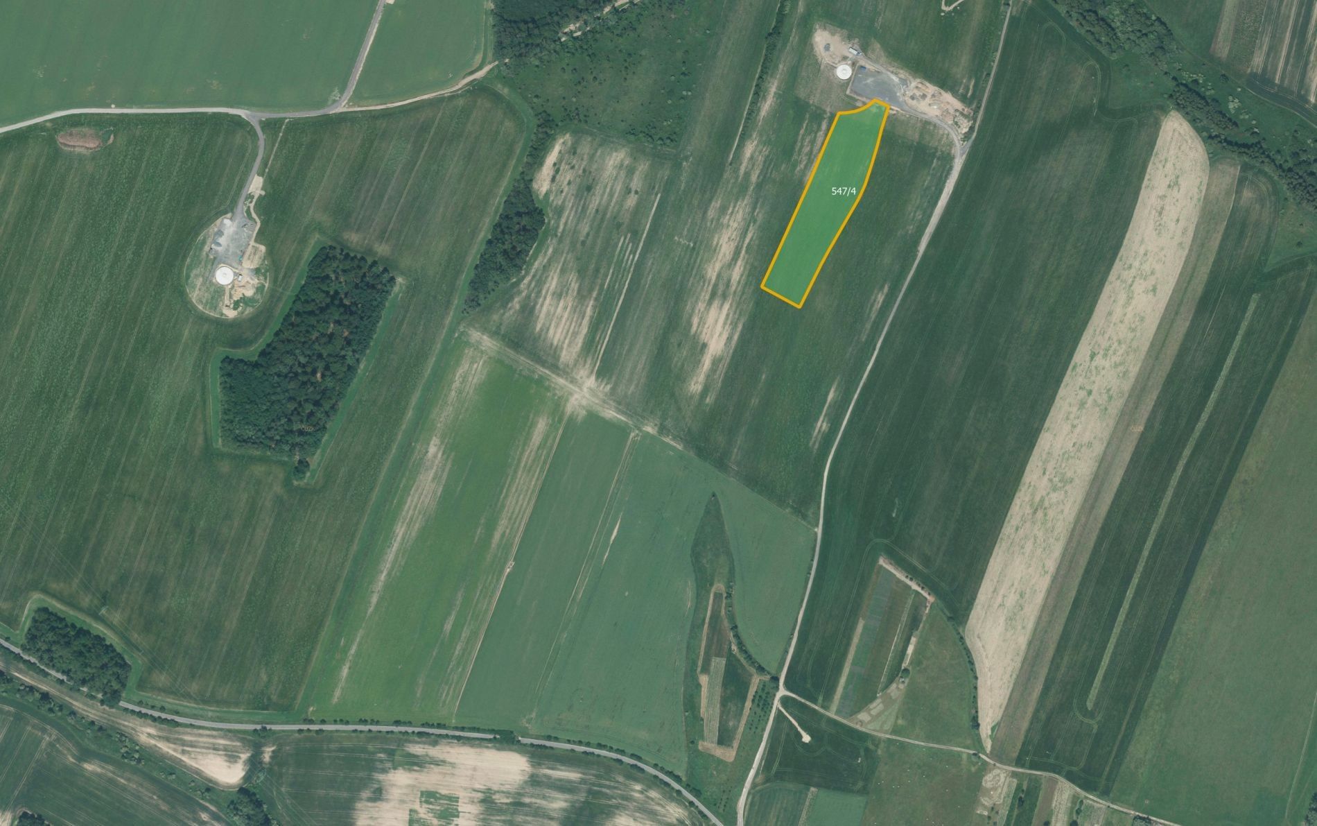 Zemědělské pozemky, Melč