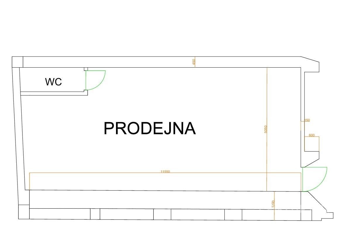 Obchodní prostory · 72 m² · třída Tomáše Bati 1547, Zlín - 4