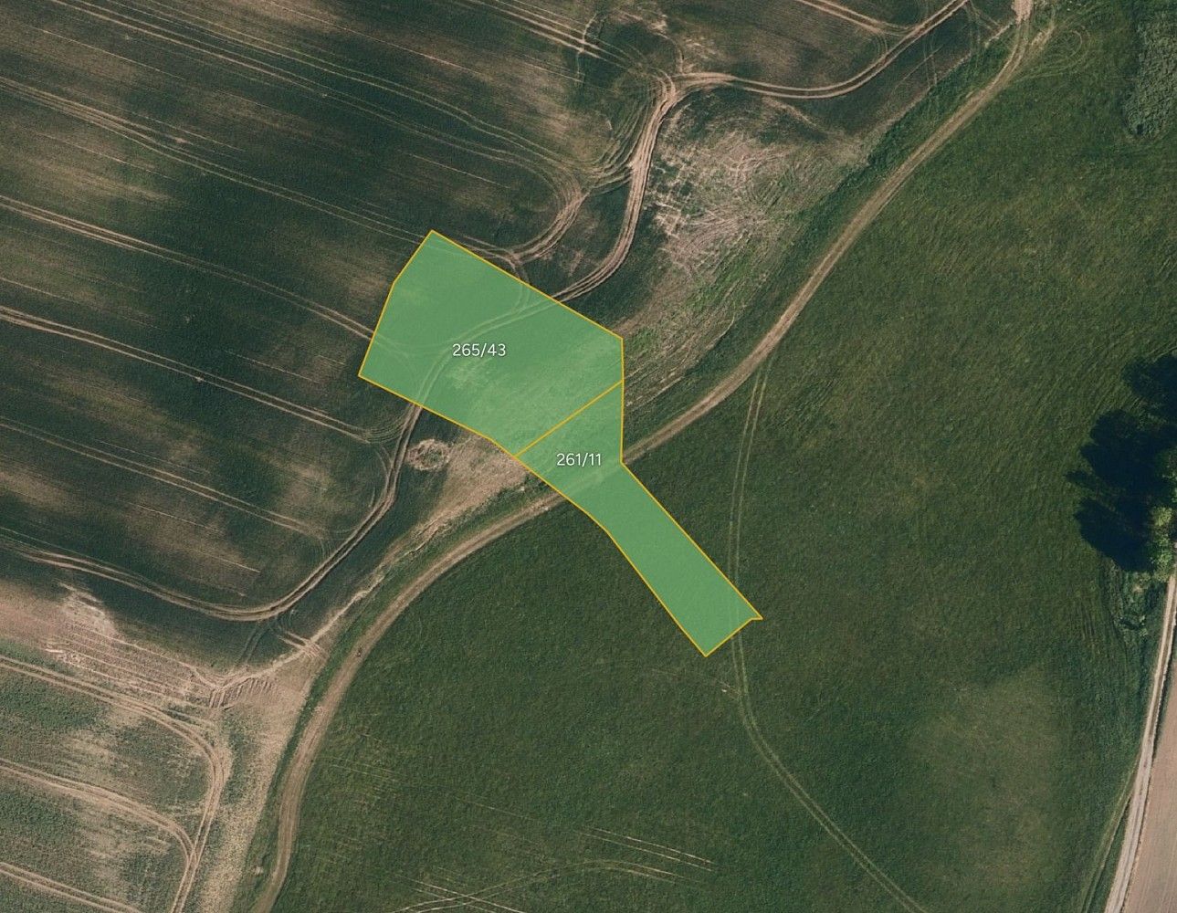 Zemědělské pozemky, Černotín - Hluzov, okres Přerov, Olomoucký kraj