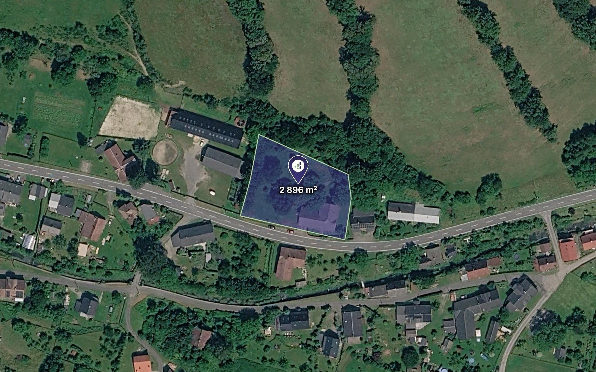 Pozemek pro bydlení, 2 896 m²