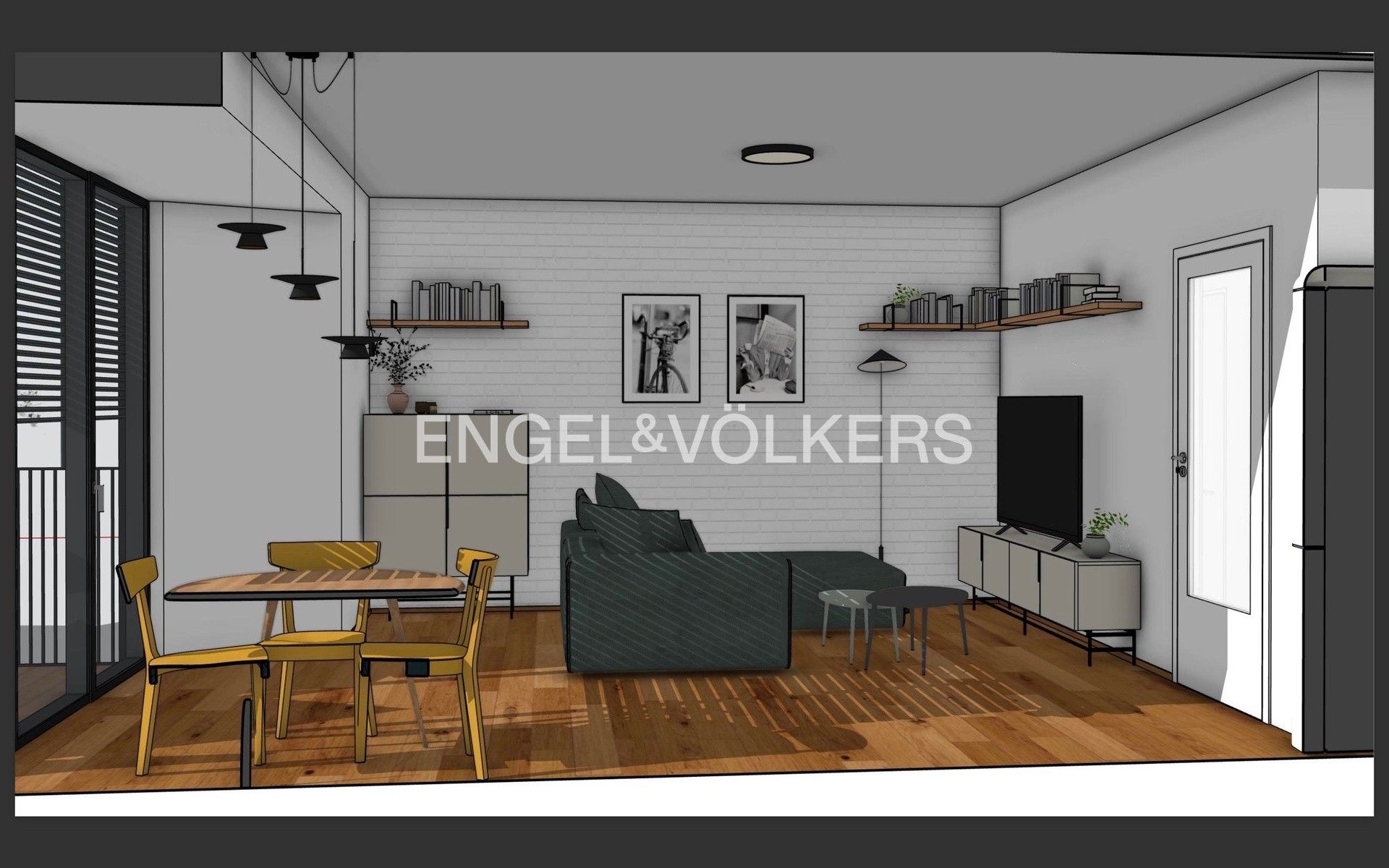 Pronájem byt 3+kk - Mnatova, Praha, 77 m²