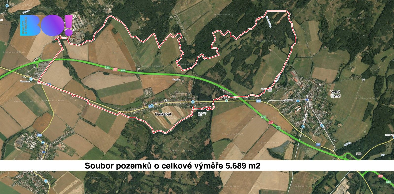 Prodej zemědělský pozemek - Daskabát, 5 m²